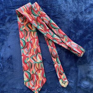 Christian Dior Monsieur Mens Silk‎ Neck Tie Multicolor